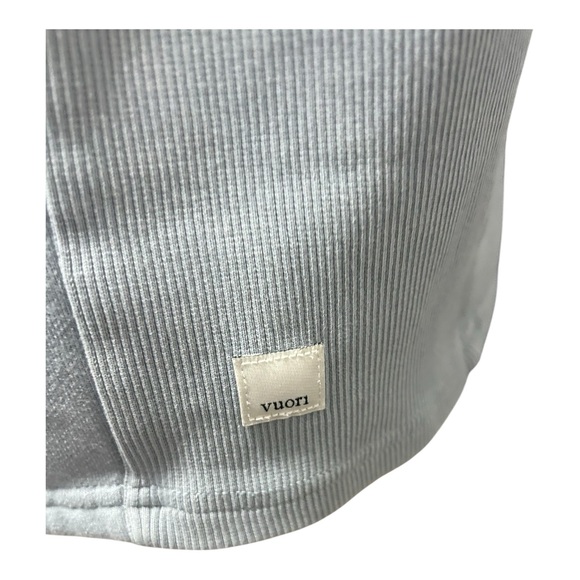 VUORI Restore Oversized Crew Neck Sweatshirt WOMENS SZ LARGE Light Cloud VW265 - Picture 5 of 11